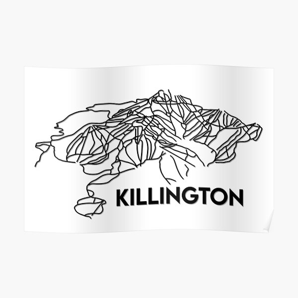 Killington VT Trail Map Killington Ski Resort Trails Poster For   Poster,504x498,f8f8f8 Pad,600x600,f8f8f8 