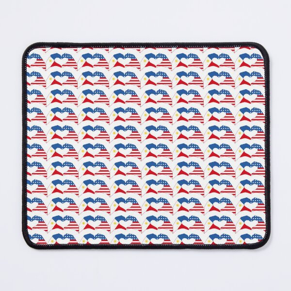 Item preview, We Heart Philippines & USA Patriot Flag Series designed and sold by Carbon-Fibre Media.