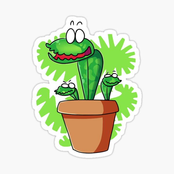 Dionaea muscipula (Galaxy Case Compatible Version) Sticker