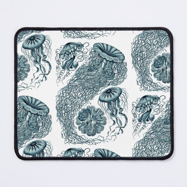 Item preview, Ernst Haeckel Jellyfish Discomedusae Cerulean designed and sold by aimeewilson.