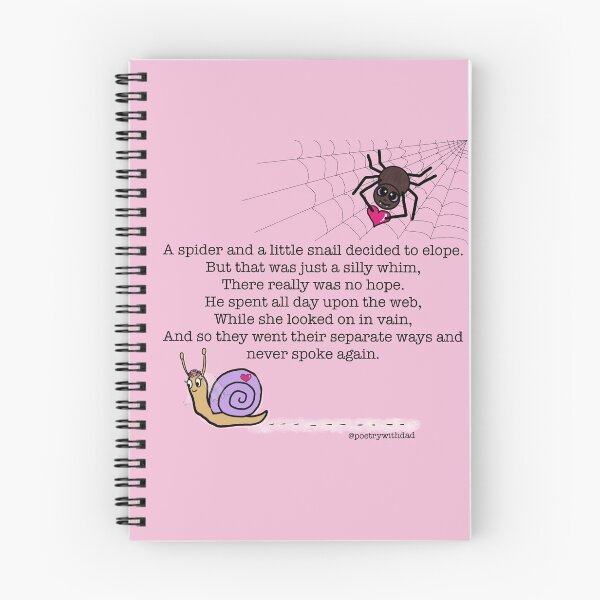 Item preview, Spider and Snail Elope and Get Married designed and sold by poetrywithdad.