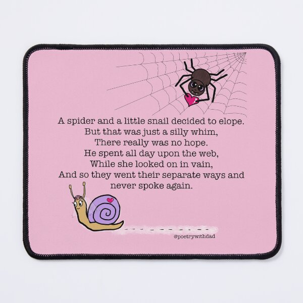 Item preview, Spider and Snail Elope and Get Married designed and sold by poetrywithdad.