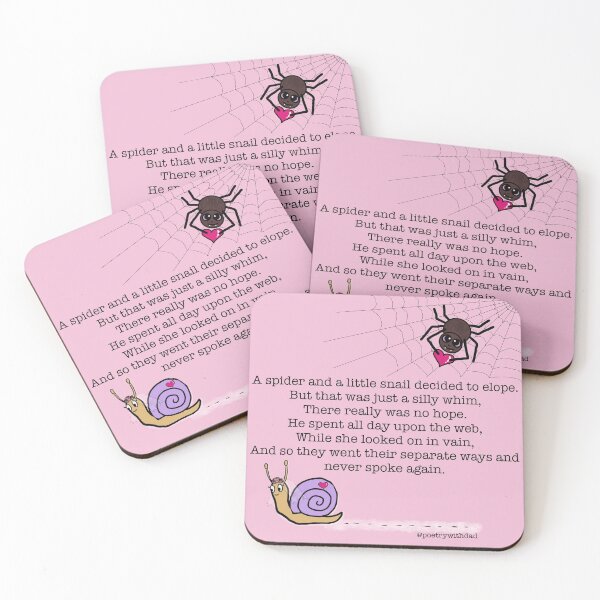 Item preview, Spider and Snail Elope and Get Married designed and sold by poetrywithdad.