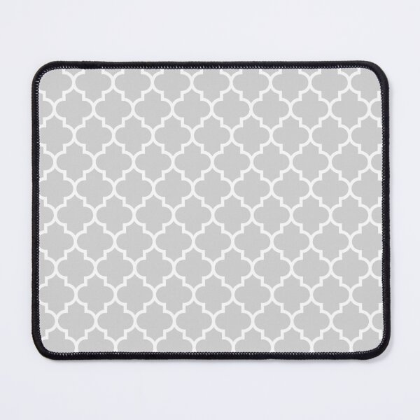 Item preview, Gray Quatrefoil Pattern designed and sold by rewstudio.