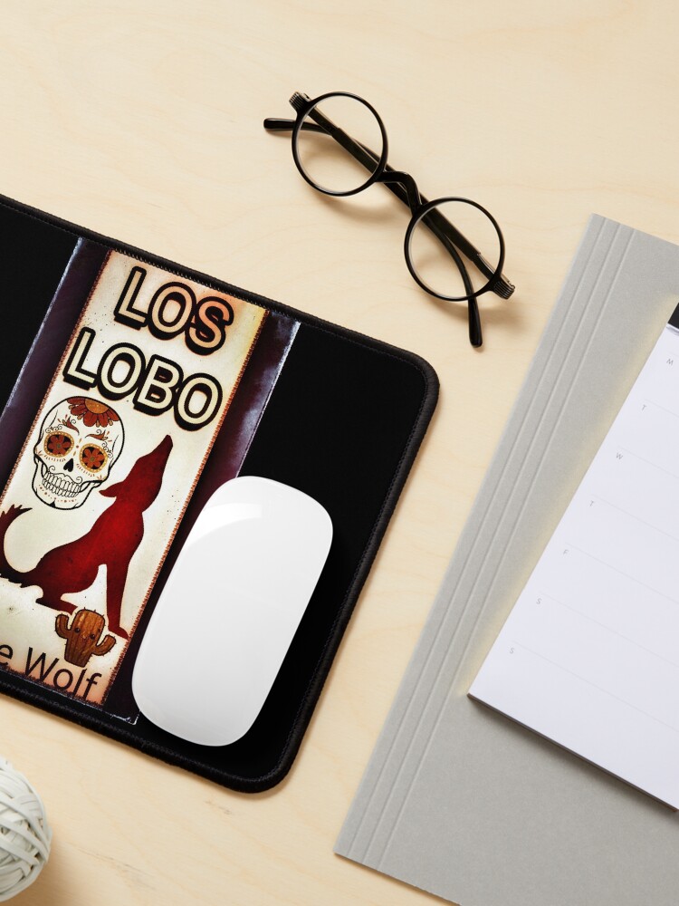 Thumbnail 3 of 5, Mouse Pad, Los Lobo - The Wolf designed and sold by kinkatstyle.