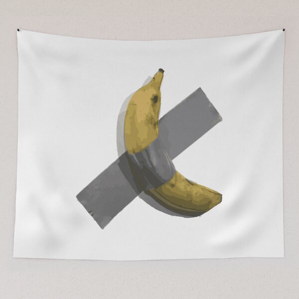 Item preview, Banana Duct Taped To Wall High Art designed and sold by johnta17.