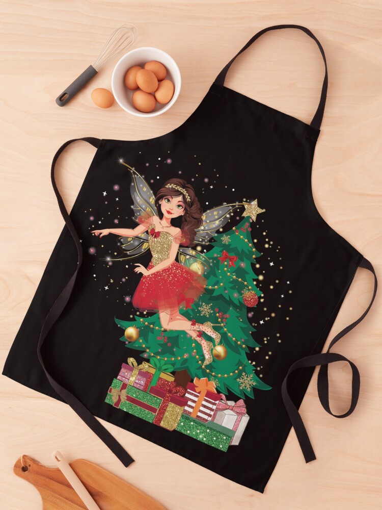 Thumbnail 1 of 6, Apron, Gigi’s Magical Christmas Tree™ designed and sold by TeelieTurner.