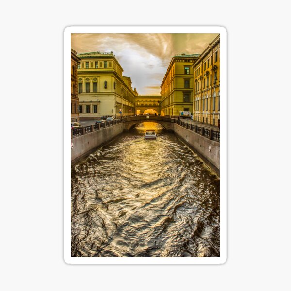 Swan Canal in St. Petersburg Sticker
