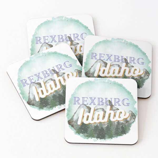 Item preview, rexburg idaho mountain watercolor designed and sold by OddityArts.