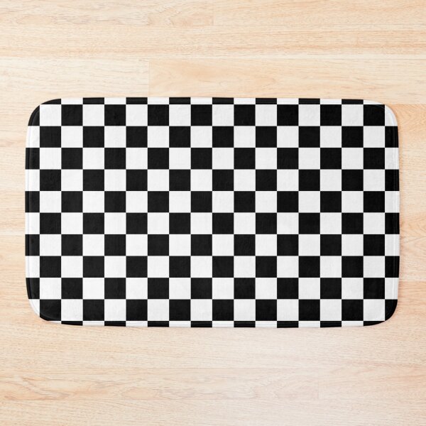 Item preview, Black And White Checkerboard Pattern designed and sold by rewstudio.