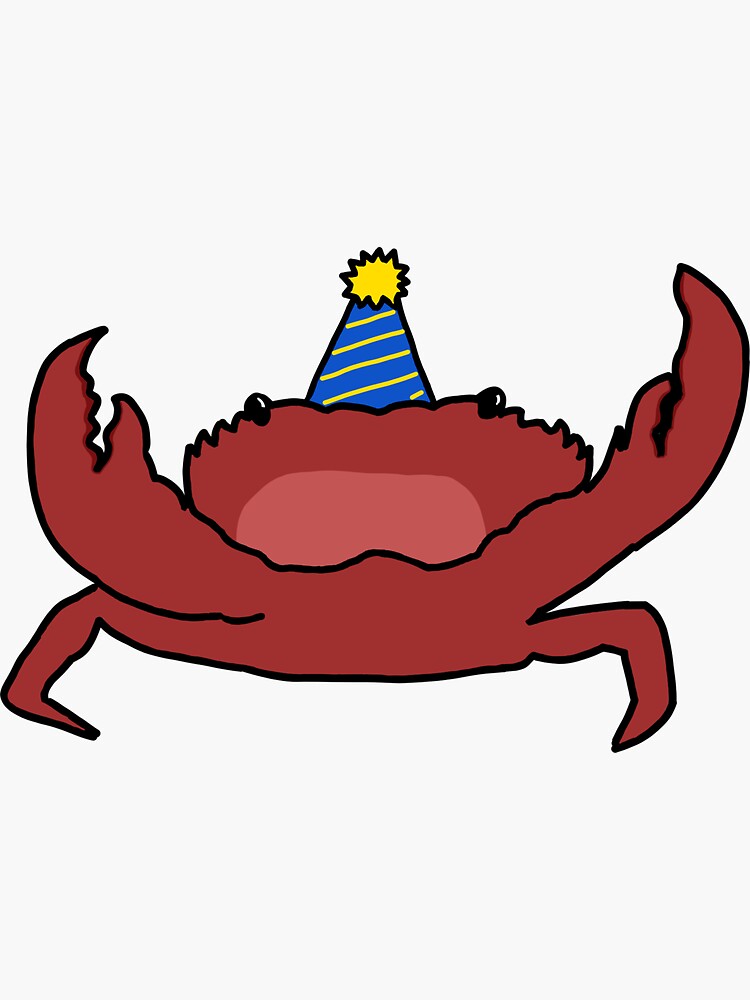"Crab Rave" Sticker for Sale by IJLC Redbubble