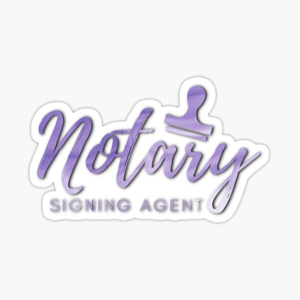 Item preview, Notary Signing Agent | Purple Gradient designed and sold by PeakdPerfection.