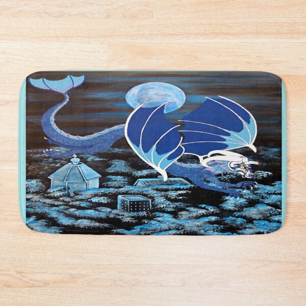 Item preview, Mystical Blue Moon Dragon designed and sold by Jacklyn G.  Jones.