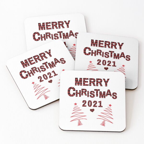 Item preview, Merry Christmas 2021 Canadian Red Checker Plaid designed and sold by CharWilcox.