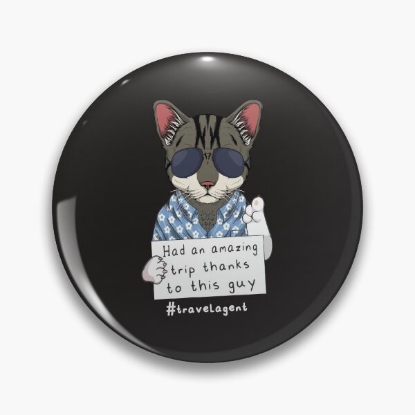 Item preview, Travel Agent Cat Art For Tourism Advisors designed and sold by MrEddie10.