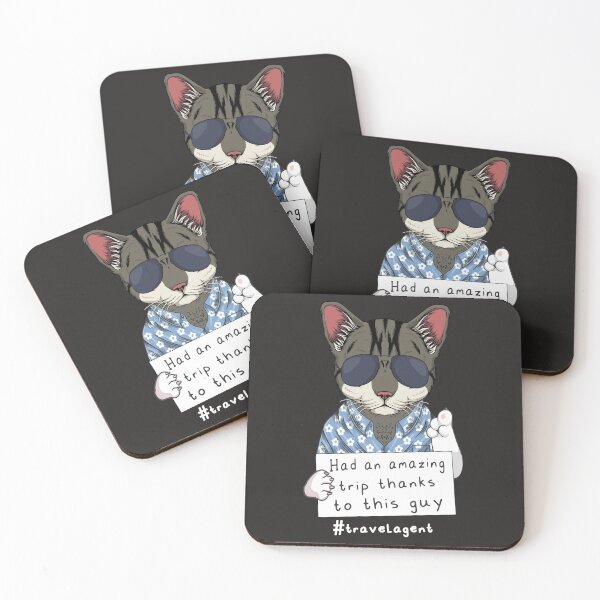 Item preview, Travel Agent Cat Art For Tourism Advisors designed and sold by MrEddie10.