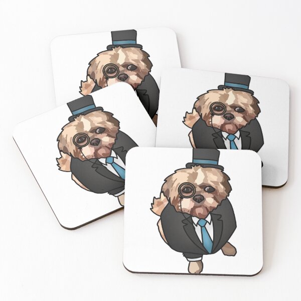 Item preview, Fancy Pants Shizu - Dog Pet Portrait  designed and sold by tgannon.