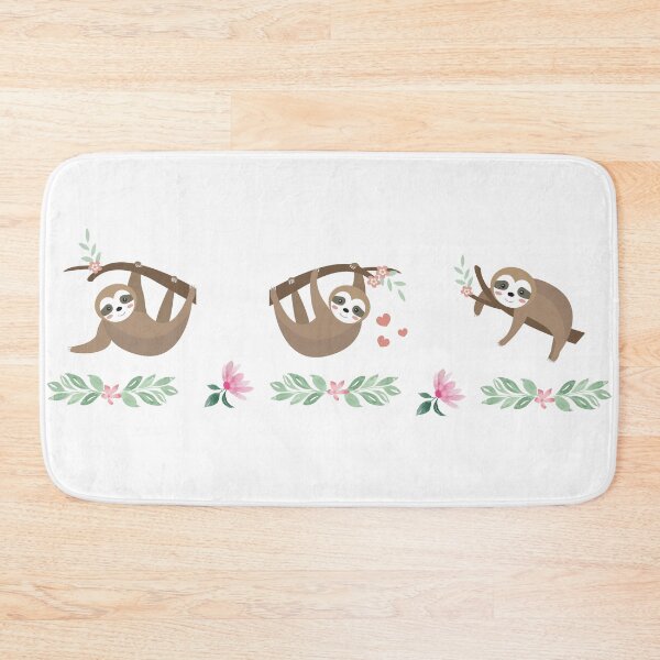 Item preview, Seraphina the sloth hanging out. designed and sold by OKAPI-BONGO.