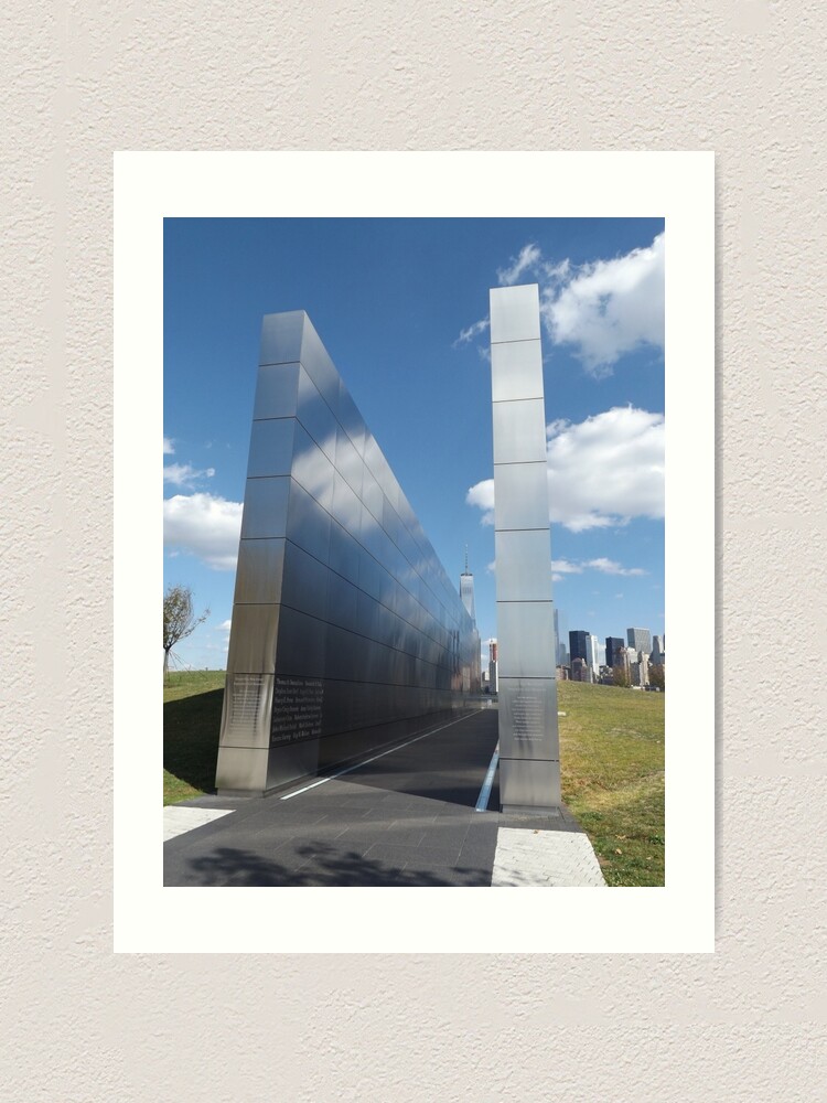 9 11 Memorial Empty Sky Liberty State Park Jersey City Art Print By Lenspiro Redbubble