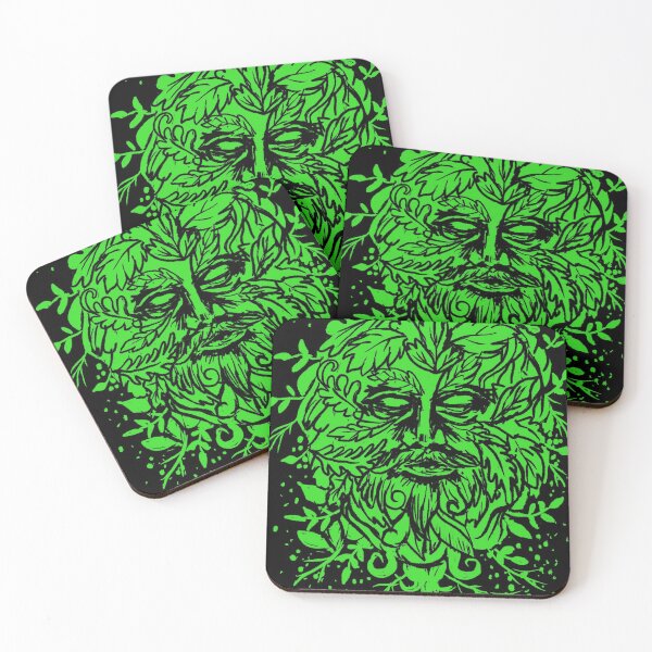 Item preview, Green Man Pagan Celtic Mythology Witchy designed and sold by lunaelizabeth.