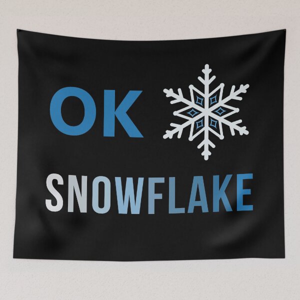 Item preview, Funny Conservative Republican OK Snowflake It's The Real World designed and sold by StudioTina.