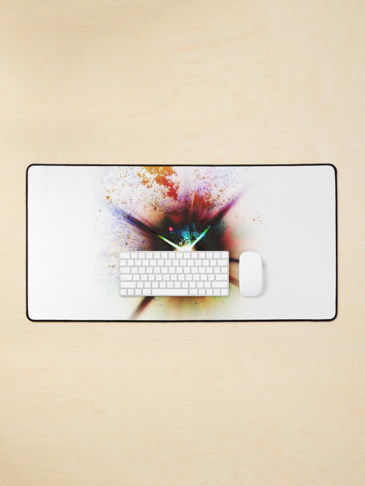 Thumbnail 1 of 5, Mouse Pad, The Forest Starburst designed and sold by kinkatstyle.