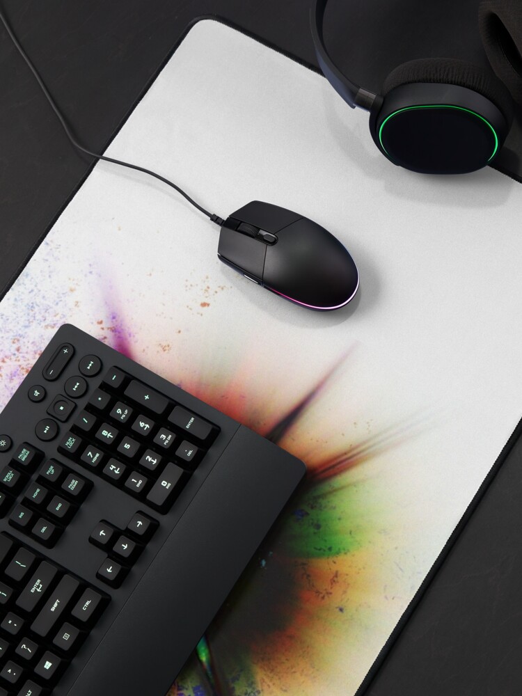 Thumbnail 4 of 5, Mouse Pad, The Forest Starburst designed and sold by kinkatstyle.