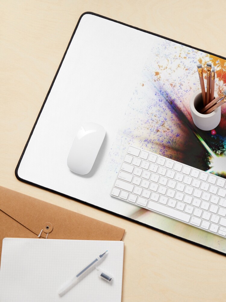 Thumbnail 3 of 5, Mouse Pad, The Forest Starburst designed and sold by kinkatstyle.