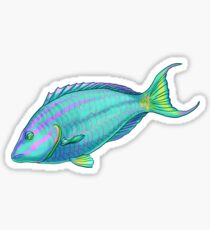 Stoplight Parrot Sticker