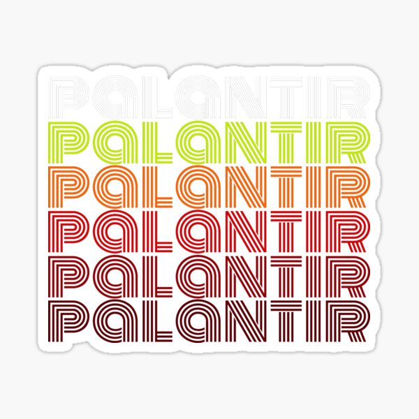 "Palantir Vintage" Sticker for Sale by nudgeforgood | Redbubble