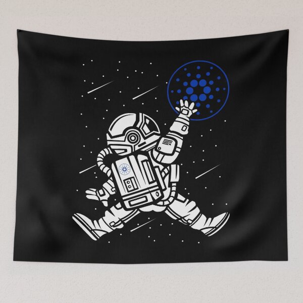 Item preview, Cardano Crypto Astronaut Jump Cryptocurrency Blockchain Wallet designed and sold by EmmaRichardso.