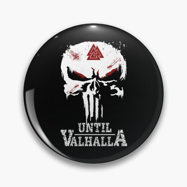 Item preview, Viking Skull Until Valhalla Viking designed and sold by Dog-T-Shirts.