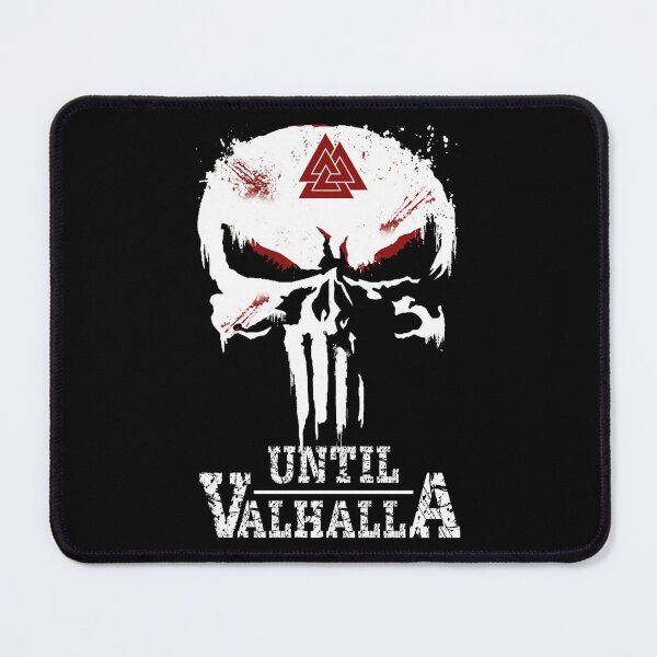 Item preview, Viking Skull Until Valhalla Viking designed and sold by Dog-T-Shirts.