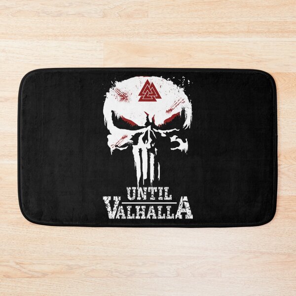 Item preview, Viking Skull Until Valhalla Viking designed and sold by Dog-T-Shirts.