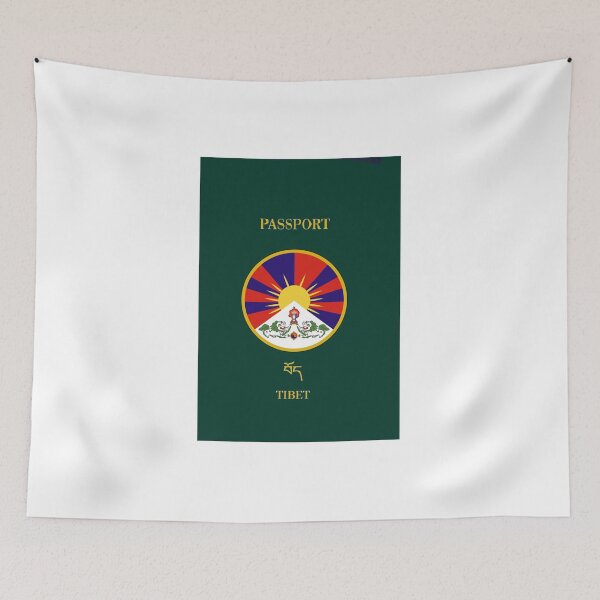 Item preview, Free Tibet Flag - Tibetan Buddhism Buddhist Passport  designed and sold by RBEnt.