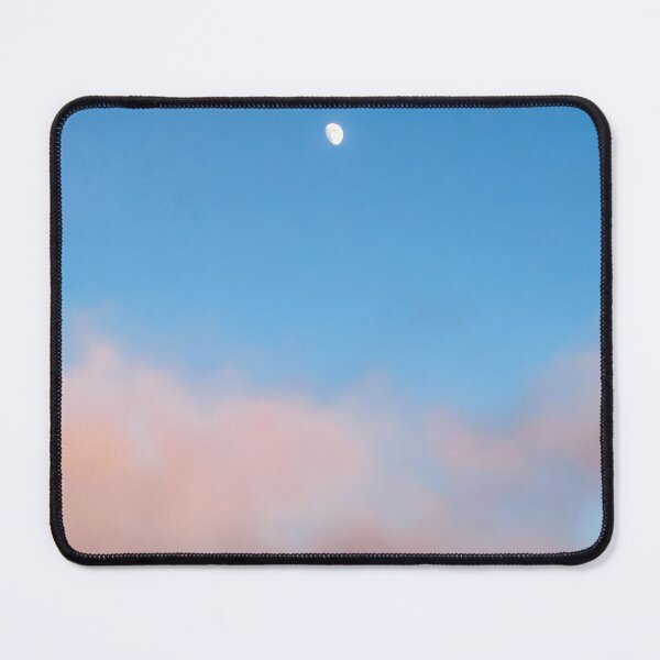 Item preview, Moonrise over pink clouds in California  designed and sold by Laurence Bruneau.