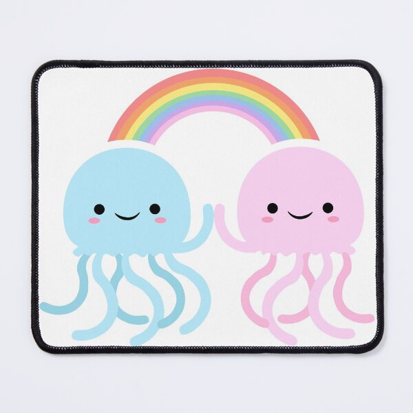 Item preview, Jellyfish with a Rainbow designed and sold by sweetheartgrams.