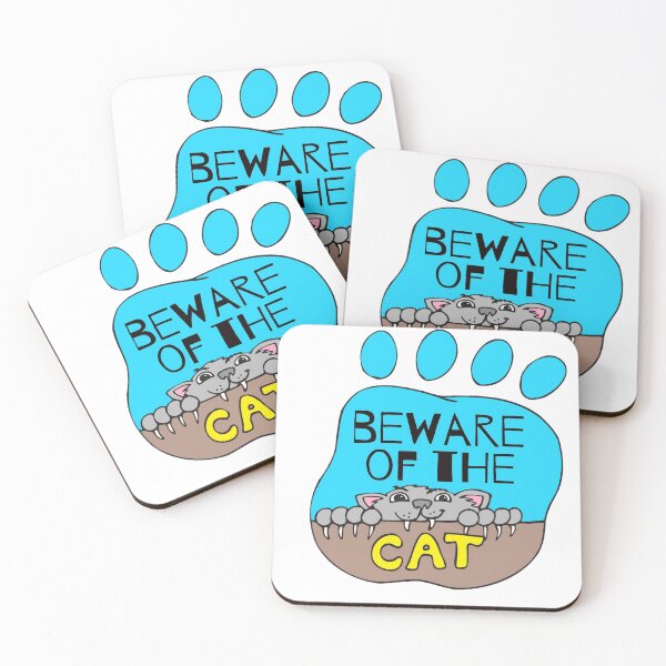 Item preview, BEWARE OF THE CAT designed and sold by SamiJanelle.