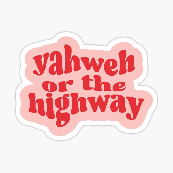 YHWH Yahweh God Lion Christian Bible Verse Evangelical Sticker Gift