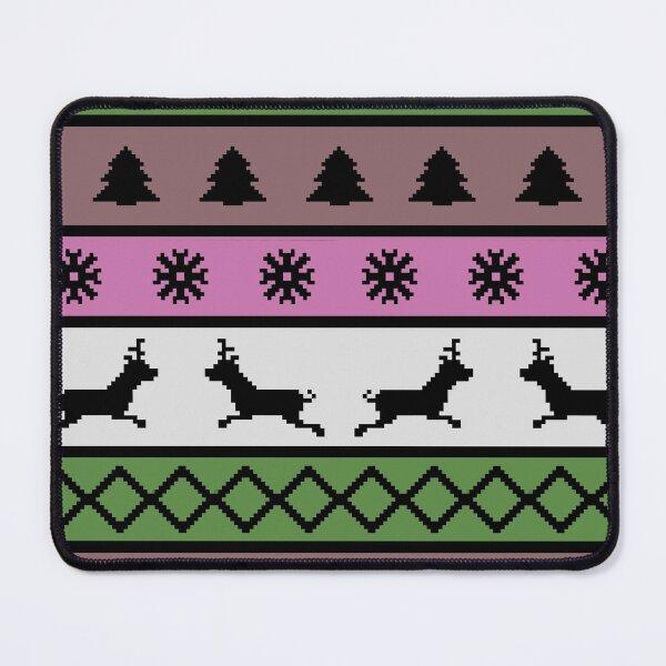 Item preview, Ugly Christmas Sweater Pattern - Christmas Pixel Art designed and sold by ViewerEqualsPhoton.