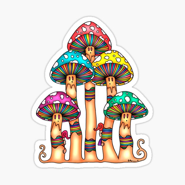 Scrapbooking Craft Supplies & Tools magic mushroom sticker pack