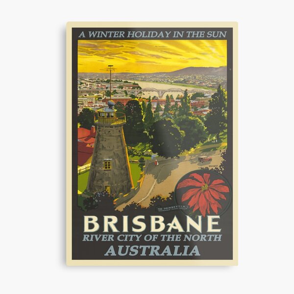 Brisbane Travel Metal Print