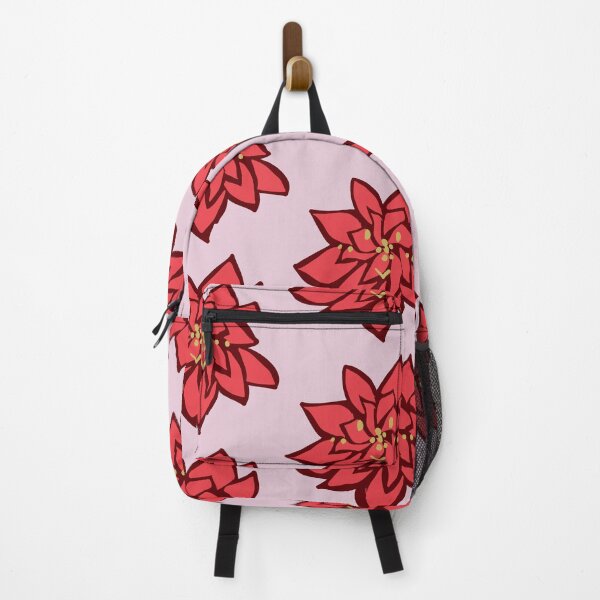 Item preview, Winter Happy Holidays Poinsettia Flower designed and sold by Junpeiberry.