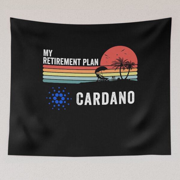 Item preview, Cardano Crypto My Retirement Plan Cryptocurrency Blockchain Wallet designed and sold by EmmaRichardso.