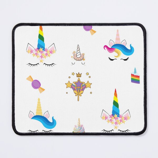 Item preview, unicorns are cool pattern - Moody unicorn - sweet unicorn - rainbow designed and sold by Amalzaki.