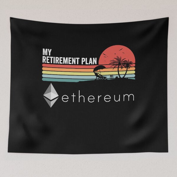 Item preview, Ethereum Crypto ETH My Retirement Plan Cryptocurrency Blockchain Wallet designed and sold by EmmaRichardso.
