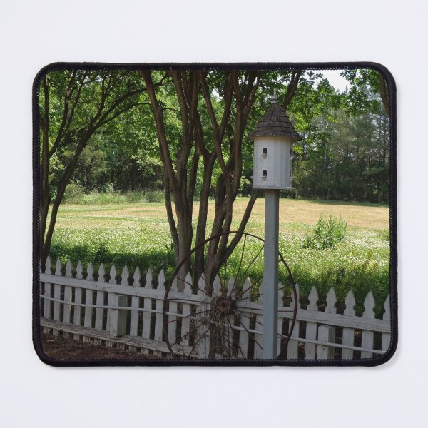 Item preview, Birdhouse Along a Fence designed and sold by GardenArtworks.