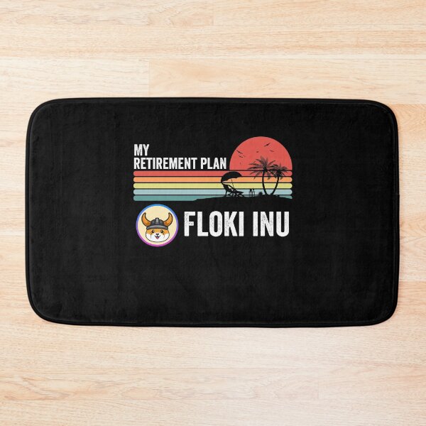 Item preview, Floki Inu Crypto Floki Coin My Retirement Plan Cryptocurrency Blockchain Wallet designed and sold by EmmaRichardso.