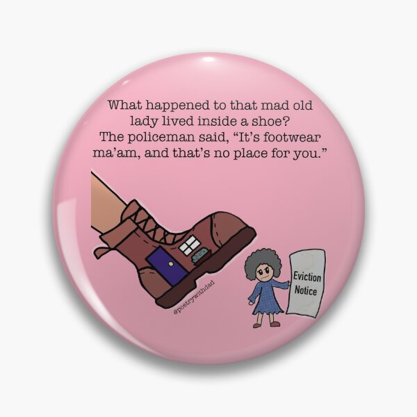 Item preview, Old Lady Who Lived Inside a Shoe designed and sold by poetrywithdad.