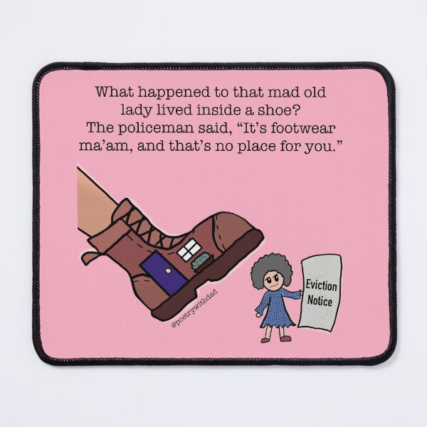 Item preview, Old Lady Who Lived Inside a Shoe designed and sold by poetrywithdad.